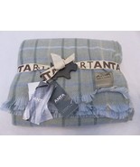 Anta Caithness 100% merino Wool throw Blanket Scotland Blue Green - $231.01 CAD