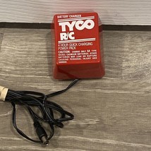 TYCO RED RC BATTERY CHARGER 4 HR QUICK CHARGING POWER PACK - $14.20
