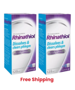 RHINATHIOL DISSOLVES &amp; CLEARS PHLEGM COUGH SYRUP 125ML X 2 PCS - €38,22 EUR