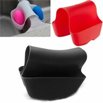 Black Saddle Style Double Sink Caddy Kitchen Organizer Storage Sponge Holder New - £15.17 GBP