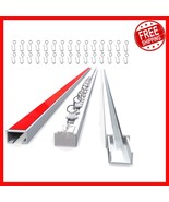 All-in-One 16.4FT Adhesive Curtain Track - Easy No-Drill Installation In... - $1,272.85 MXN