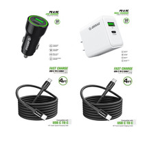 20W Car 20W Home Charger 2X USB Type C to C For Samsung Galaxy A36 SM-A366 - $20.74