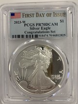 2023-W- American Silver Eagle- Congratulations Set- PCGS- PR70DCAM- FDOI - £176.42 GBP