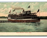 Steamer Merrimac Haverhill Massachusetts Ma Unp DB Cartolina Q22 - $4.04