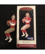 1995 Hallmark Team NFL Joe Montana Christmas Keepsake Ornament with orig... - £6.41 GBP
