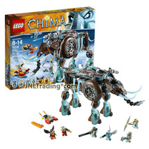 Year 2014 Lego Legends of Chima 70145 - MAULA&#39;S ICE MAMMOTH STOMPER (604... - $174.99