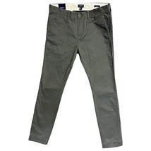 J.Crew Pants Skinny Fit Flex Chino Grey NEW Stretch Pockets Mens W29 Mid Rise - $42.75