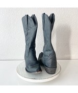 Lane EMMA JANE Womens Cowboy Boots 9.5 Matte Black Western Cowgirl Mid C... - $168.30