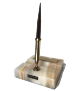 Vintage Sheaffer Desktop Fountain Pen 14k Gold nib with Marble base - €47,43 EUR