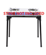 Cast Iron Stand FOR Propane Double Burner Cooking Stove Range Outdoor Co... - $884.71 MXN