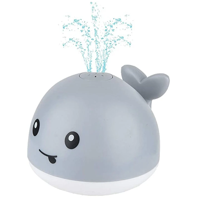 Baby Bath Toy Water Sprinkler Whale Toy Swimming Pool Light Up Cartoon Shower - £13.63 GBP+