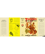 Burroughs, Edgar Rice. TARZAN AND CITY OF GOLD   facsimile jacket  1st G... - £17.70 GBP