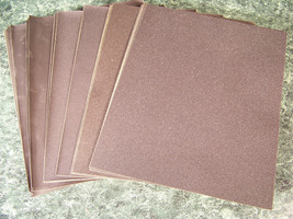 60pc SILICON CARBIDE Wet / Dry SANDPAPER SHEETS 9 x 11 Very Fine Coarse ... - $25.00