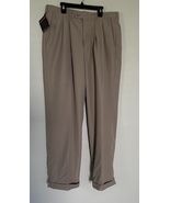 Haggar Men's Comfort Performance Stretch Straight Fit Pants, Stone Brown... - $22.94