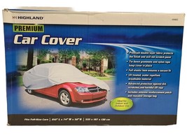 Highland #94802 Premium Car Double Layer Cover with Storage Bag, NEW - £25.72 GBP