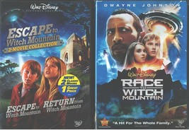 Strega Mountain 1-2-3: Della Disney Escape- Return- Gara A Mountain- Nuovo 3 DVD - £33.99 GBP