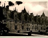 RPPC Fascade Of Chateau Overlooking Court Of Honor Josselin France Postc... - $4.90