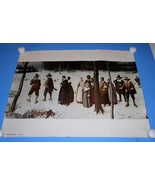G. H. Boughton Pilgrims Going To Church Lithograph Print No. 101 Vintage... - $54.86 CAD