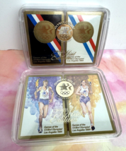 2 Sets 1984 Congress Mint Limited Edition Olympic Playing Cards Sealed - $19.79