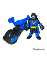 Batman &amp; Batpod Imaginext Motorcycle Action Figure DC Comics Super Friends - $17.79
