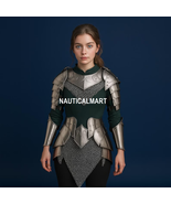 Female Lady Cuirass Body Medieval Armor Halloween Gift Cosplay Prop Home... - €193,95 EUR