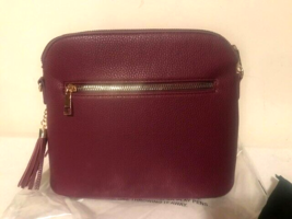 New Luna Purse in Burgundy image 5