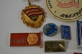 Russian Pin Badges Soviet USSR Moscow Sochi Nuclear Summit Vtg Lot - £26.43 GBP