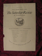 Saturday Review May 18 1929 Hugh Walpole Louis Untermeyer W. B. Seabrook - £11.48 GBP