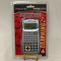 NEW Sentry CA756 Graphing Scientific Calculator 250-Function School Math Silver - £24.53 GBP
