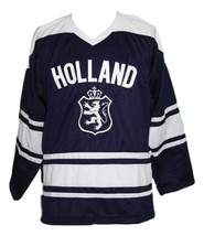 Any Name Number Team Holland Hockey Jersey New Navy Blue Any Size - £40.08 GBP+