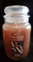 Yankee Candle Large  Single Wick Jar Candle 22 oz SEASIDE WOODS Unused  Preowned - $19.80