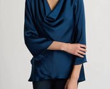Joseph Ribkoff Satin Flared Top Size 6 - $130.68