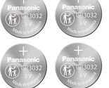 Panasonic 4-Pack Battery, Lithium Button Cell Cr3032- CR 3032 - $15.49