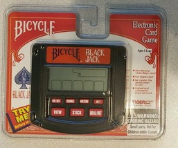 Vintage Bicycle Black Jack Pocket Handheld Game 1994 Tiger Electronics - £11.15 GBP