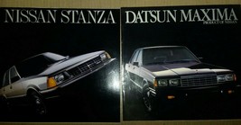 1983 Datsun Maxima &amp; Nissan Stanza Original Car Sales Brochures Catalogs - $24.74