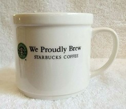 Starbucks Coffee Cup Mug 2005 WE PROUDLY BREW Siren Logo - £10.35 GBP