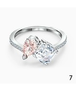 Bridal Jewelry Set Luxury Attract Soul Pink Crystal Series Bracelet Neck... - £29.48 GBP