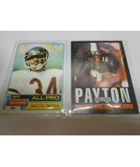 2 WALTER PAYTON Chicago Bears 1985 TOPPS ALL-PRO VINTAGE Football Cards ... - £23.63 GBP