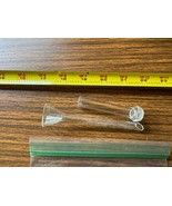 Lot of Lab Glass Hose Stopper Cap Equipment test Funnel Caps Tubes Spacer - $150.82 MXN
