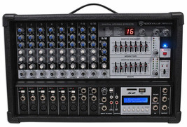 Rockville RPM109 12 Channel 4800w Powered Mixer, 7 Band EQ, Effects, USB, 48V - £386.88 GBP