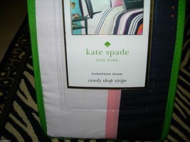 Kate Spade Candy Shop Stripe 1PC Euro Sham Bnip Last In Stock - £36.39 GBP