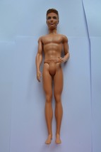 Nude Barbie Ken Doll 2012 Fashionista Blonde Hair Mattel Used Body damaged Pleas - £10.77 GBP