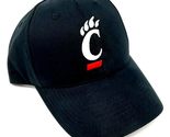 National Cap MVP Cincinnati Bearcats Logo Solid Black Curved Bill Adjust... - $24.45