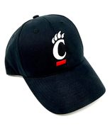 National Cap MVP Cincinnati Bearcats Logo Solid Black Curved Bill Adjust... - £19.54 GBP