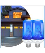 LED Flame Light Bulbs 4 Modes Fire Light Bulbs E26 Base for Christmas De... - $11.69