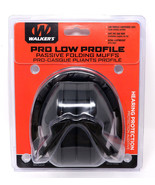 WALKER&#39;S GWP-FPM1 BLACK PRO LOW PROFILE PASSIVE FOLDING MUFFS 22 NRR - NEW! - $19.82 CAD