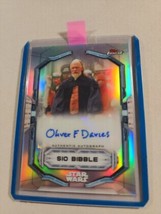 Topps Finest 2022 STAR WARS CHROME AUTOGRAPH Refractor Base FA-OFD Sio B... - £10.61 GBP