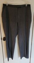 Womens 18 Dalia Dark Gray Business Casual Dress Pants - $8.91