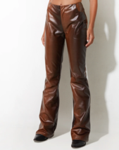 MOTEL ROCKS Zakiya Trouser in PU Ombre Brown (MR30) - £22.03 GBP