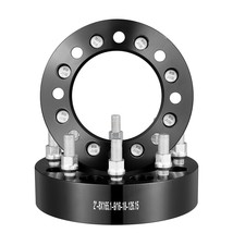 VEVOR 2" 8"x6.5" Wheel Spacers Wheel Adapters 8 Lug Forged Spacer 2 PCS Black - €117,49 EUR